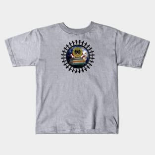 I Choose Happy With Moodzie -Grey Kids T-Shirt